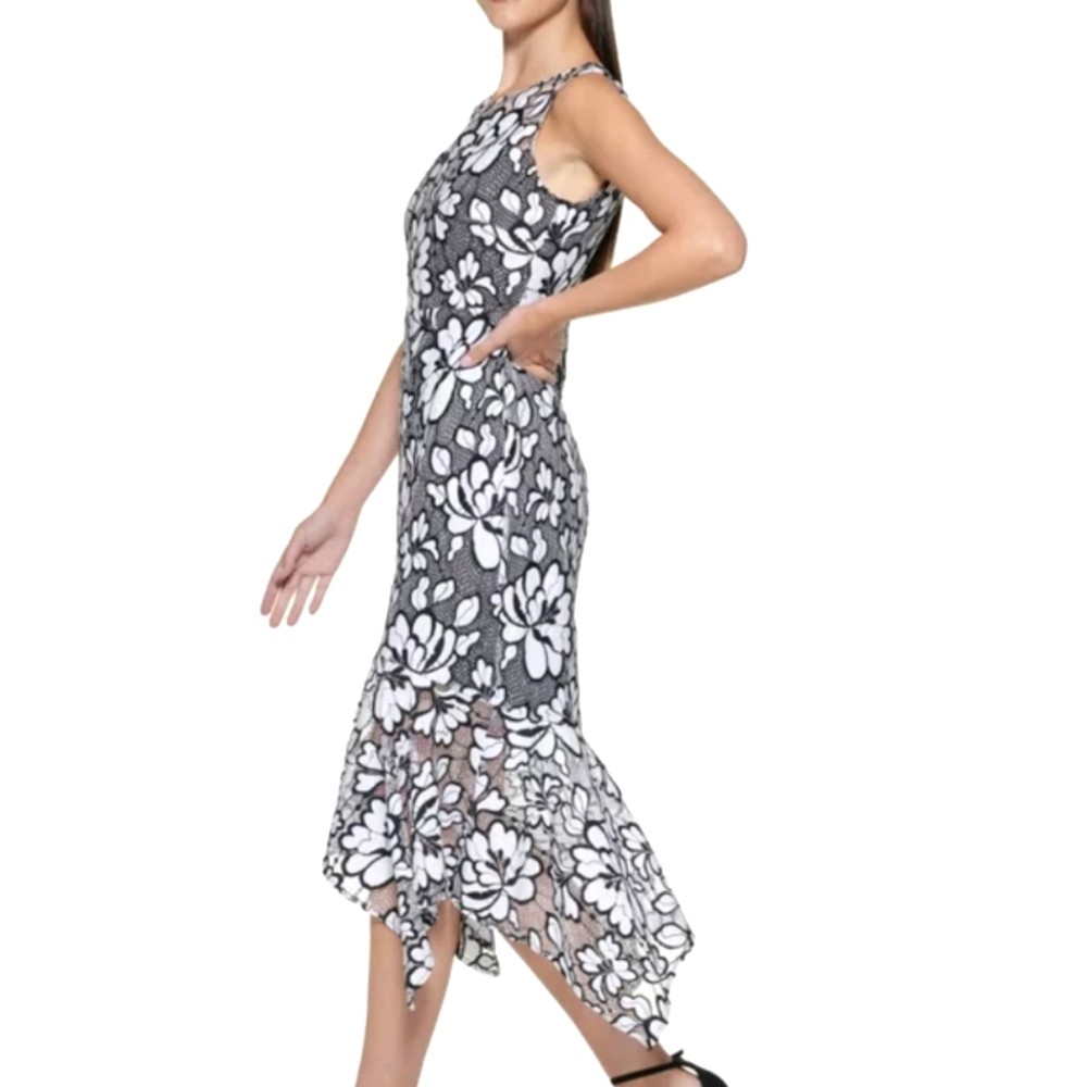 NWT KENSIE | $158 Floral Lace Cocktail Dress - Picture 4 of 10